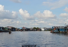 캄보디아 톤레샵 호수 "수상가옥"~~